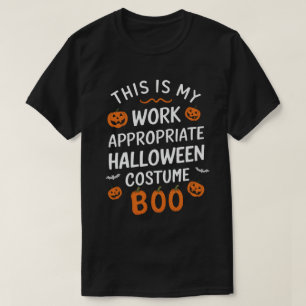 T-shirt C'Est Mon Travail Costume Halloween Approprié Boo