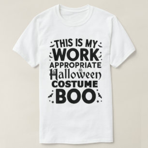 T-shirt C'Est Mon Travail Costume Halloween Approprié Boo