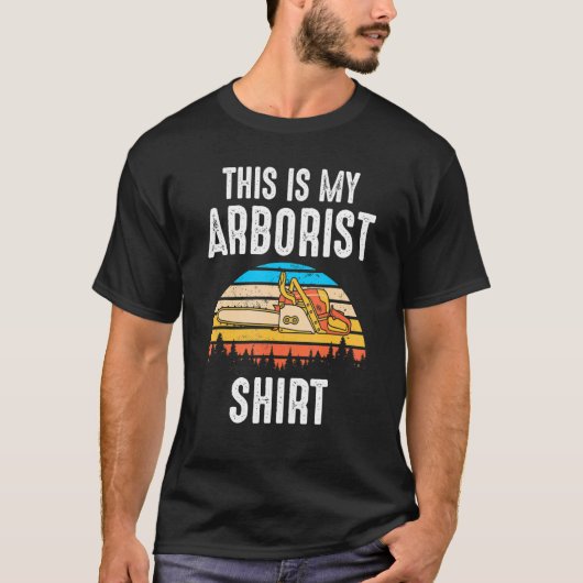 T-shirt C'est mon travail d'arboriste (Devant)