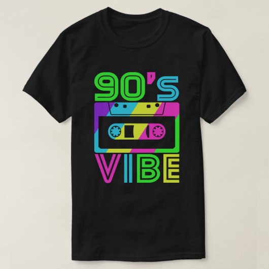 T-shirt C'est mon Vibe Tee 90's 90's Party (Design devant)