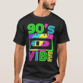 T-shirt C'est mon Vibe Tee 90's 90's Party (Devant)