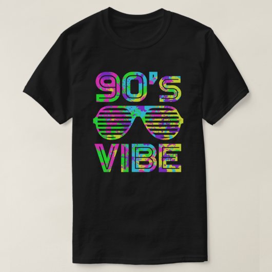 T-shirt C'est mon Vibe Tee 90's 90's Party (Design devant)