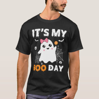 T-shirt C'Est My Boo Day Shirt Halloween Anniversaire Fant