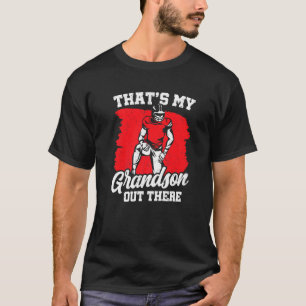 T-shirt C'est My Grandson Out There American Football Spo