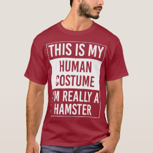 T-shirt C'est My Human Im Really HAMSTER Premium