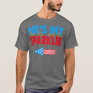 T-shirt C'est My Sparkler 4 juillet son et ses corresponda