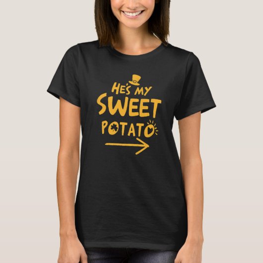 T-shirt C'est My Sweet Potato Irish Sweet Pea (Devant)