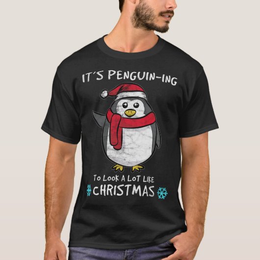 T-shirt C'est Noël de Pingouin-ing (Devant)