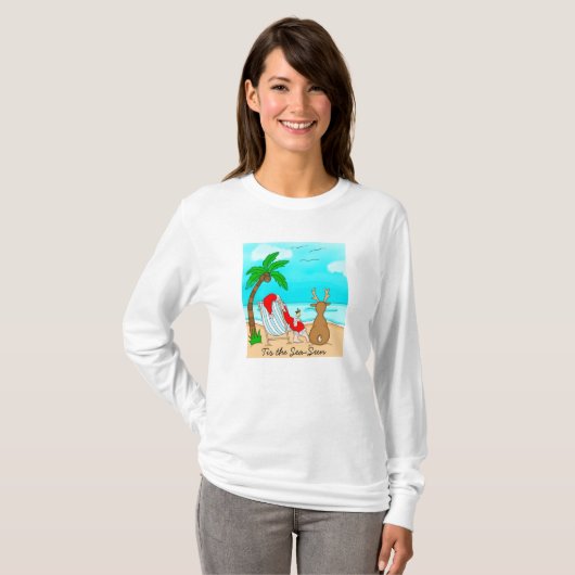 T-shirt C'est Noël Sea-Sun Snowbird (Devant entier)