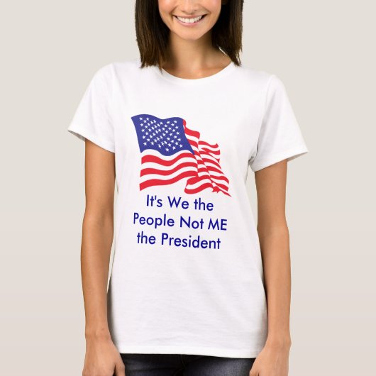 T-shirt C'est Nous le Peuple, Pas Moi le P... (Devant)