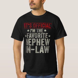 T-shirt C'est officiel, je suis le beau-neveu préféré