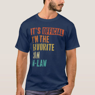 T-shirt C'est officiel Je suis le Fils Préféré de la Loi