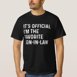 T-shirt C'est officiel Je suis le gendre Vintage favori