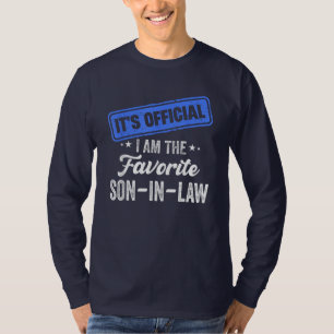 T-shirt c'est officiel que je suis le gendre préféré