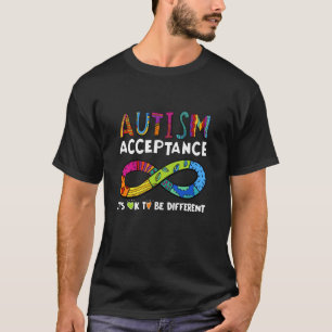 T-shirt C'est Ok d'être différent Symbole infini Autisme