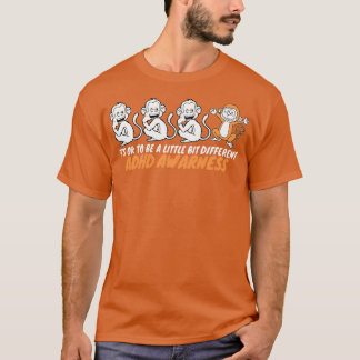 T-shirt C'est OK d'être un peu DIfferent de sensibilisatio