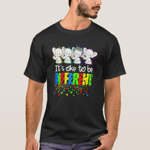 T-shirt C'est OK d'être une autre Sensibilisation sur l'au
