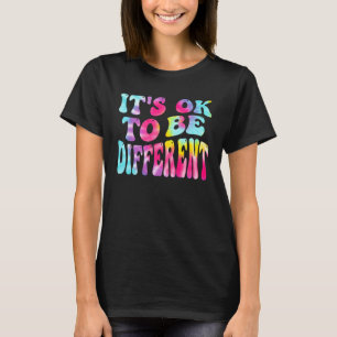 T-shirt C'est Ok Pour Être Différent Autisme Sensibilisati