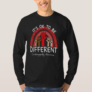 T-shirt C'est Ok Pour Être Différent Cardiomyopathie Sensi