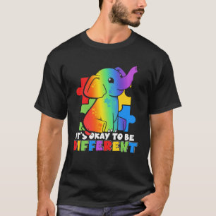 T-shirt C'est Okay d'être différent Animaux Sensibilisatio