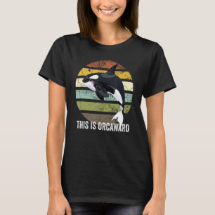 T-shirt C'Est Orcaward, Amateur De Baleines Orca