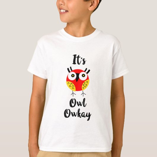 T-shirt C'est owl owkay (Devant)