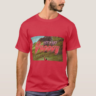 T-shirt C'est parti pour le groove Rétro Voyageur de monta