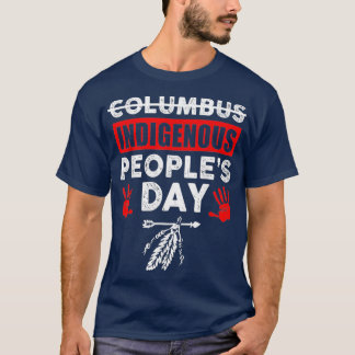 T-shirt C'Est Pas Columbus Jour Ses Indigenouses Fête des 