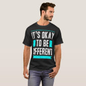 T-shirt C'est pas grave d'être différent (Devant entier)