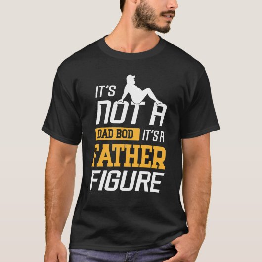 T-shirt C'est pas un papa Bod C'est un père Figure Papa Fi (Devant)