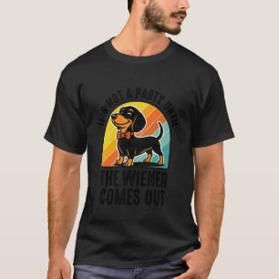 T-shirt C'est Pas une Fête Jusqu'à Ce que le Wiener Soit L