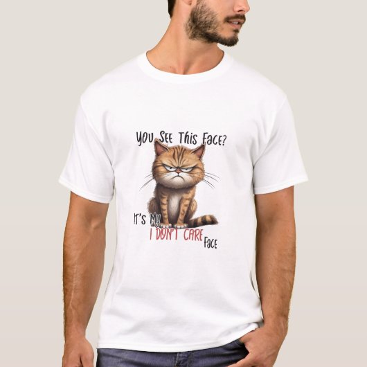 T-shirt C'est peut-être le visage indifférent (Devant)