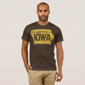 T-shirt C'est plus de sondage dans la chemise de l'Iowa (Devant entier)