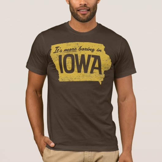 T-shirt C'est plus de sondage dans la chemise de l'Iowa (Devant)