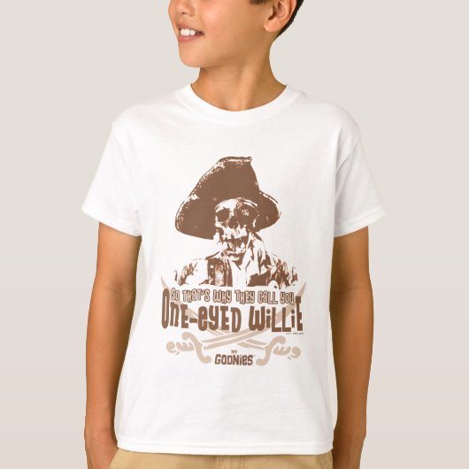 T-shirt "C'est pour ça qu'ils t'appellent One-Eyed Willie" (Devant)