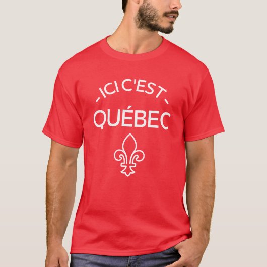 T-shirt C'est Québec, les amis (Devant)