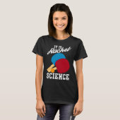 T-shirt C'Est Racket Science Ping Pong Tennis De Table (Devant entier)