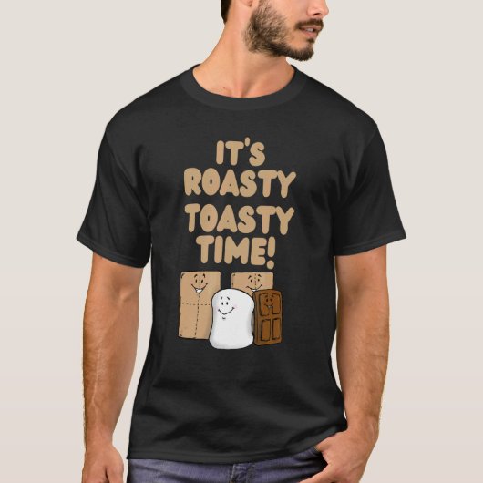 T-shirt C'est rôti Toasty Time mignon Smores Camping Campi (Devant)
