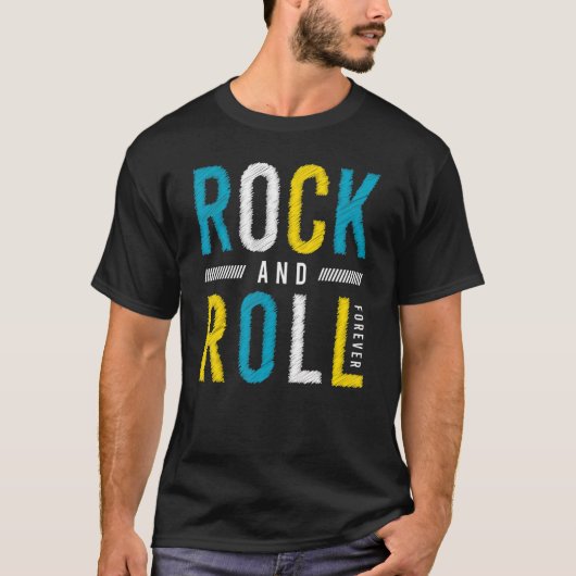 T-shirt C'est seulement Rock and Roll (Devant)