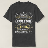 T-shirt C'Est Un Appleton Que Vous Ne Comprendriez Pas (Design devant)