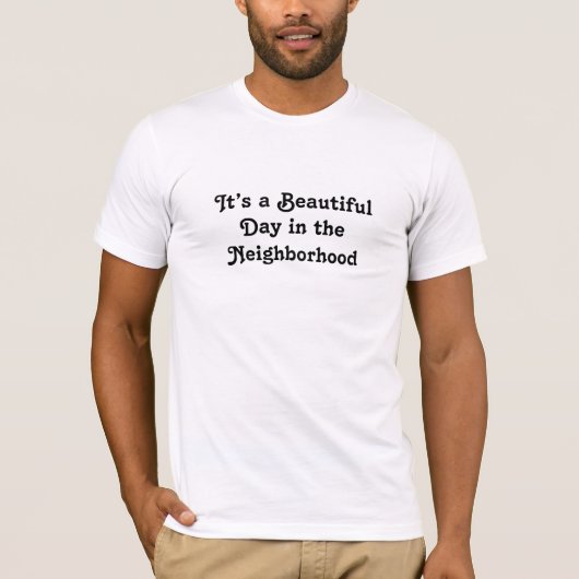 T-shirt C'est un beau jour (Devant)