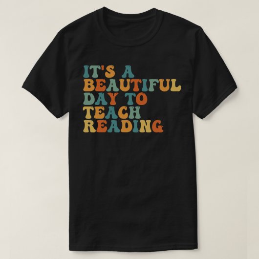 T-shirt C'Est Un Beau Jour Pour Apprendre La Lecture 12 (Design devant)