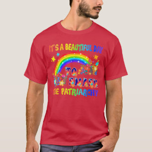 T-shirt C'Est Un Beau Jour Pour Smash The Patriarchy Retro