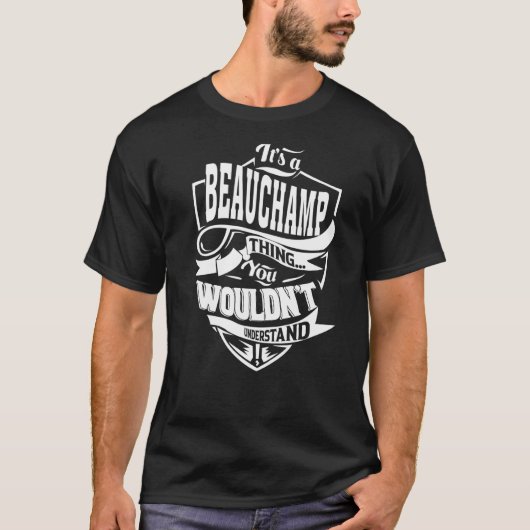 T-shirt C'est un BEAUCHAMP Thing Gifts Premium (Devant)