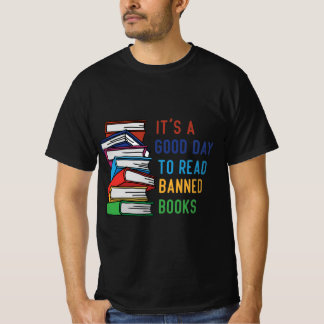 T-shirt C'est un bon jour de lire des livres interdits pou