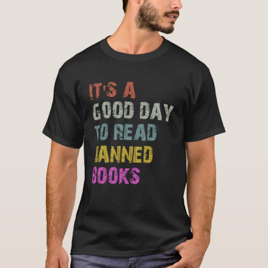 T-shirt C'est un bon jour pour lire des livres interdits (Devant)