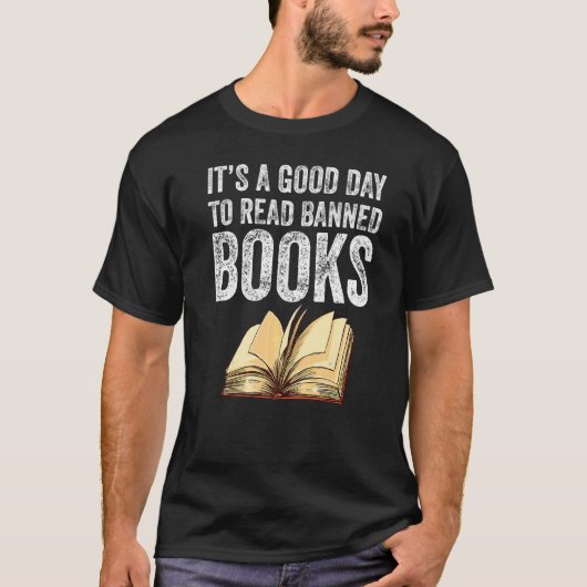 T-shirt C'est un bon jour pour lire des livres interdits (Devant)