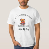 T-shirt C'est un bon jour pour lire des livres interdits,  (Devant)