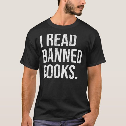 T-shirt C'est un bon jour pour lire des livres interdits J (Devant)