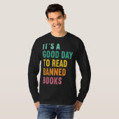 T-shirt C'est un bon jour pour lire des livres interdits L (Devant entier)